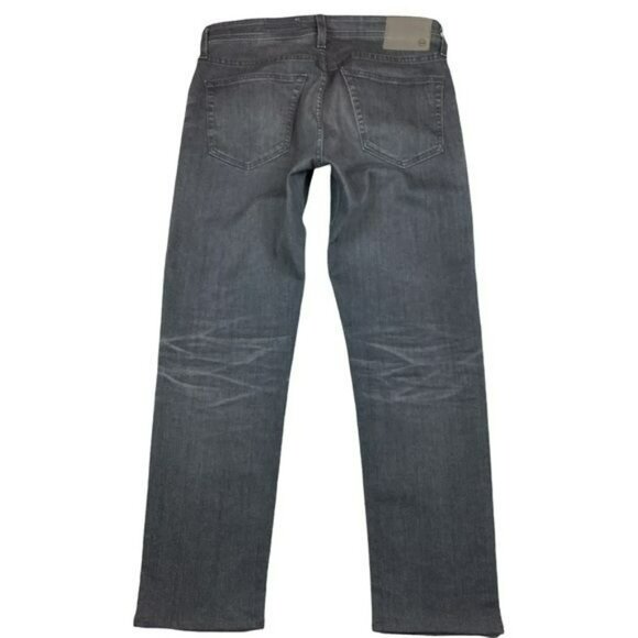 AG Adriano Goldschmied Mens Tellis Modern Slim Jeans Black Wash 33R - Picture 8 of 14